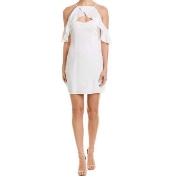NWT BB Dakota Kaless Off The Shoulder White Dress - Picture 1 of 6